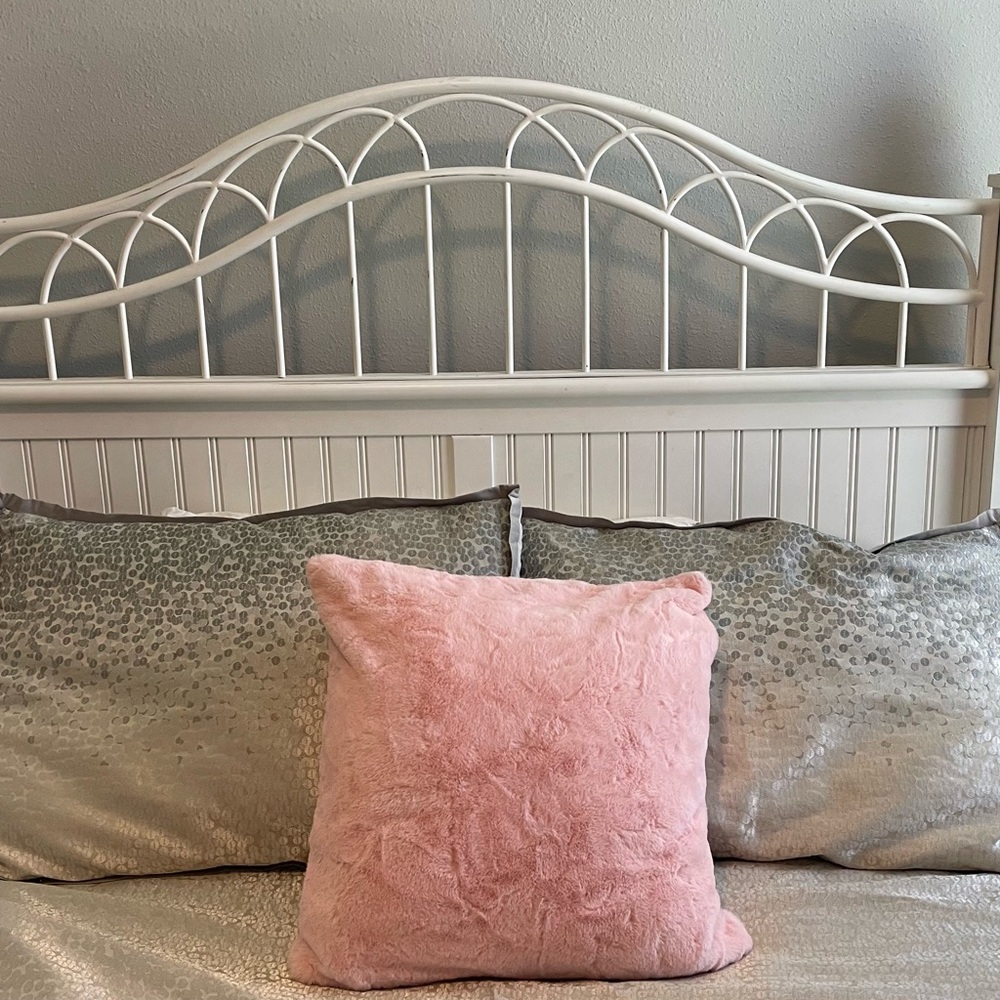 Soft Plush Pink Pillow Covers 18x18 inches